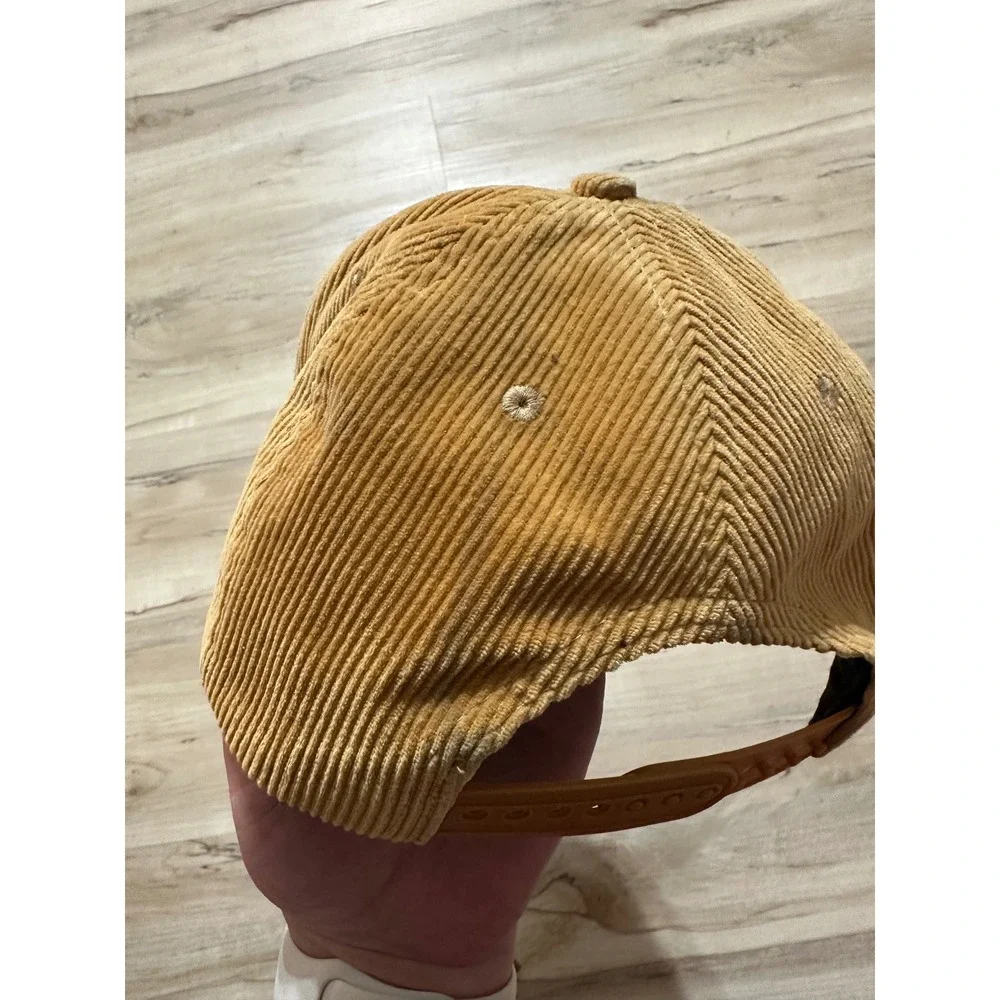 Out Yonder Co Doggone Cowboy‎ Snapback Hat Tan Corduroy